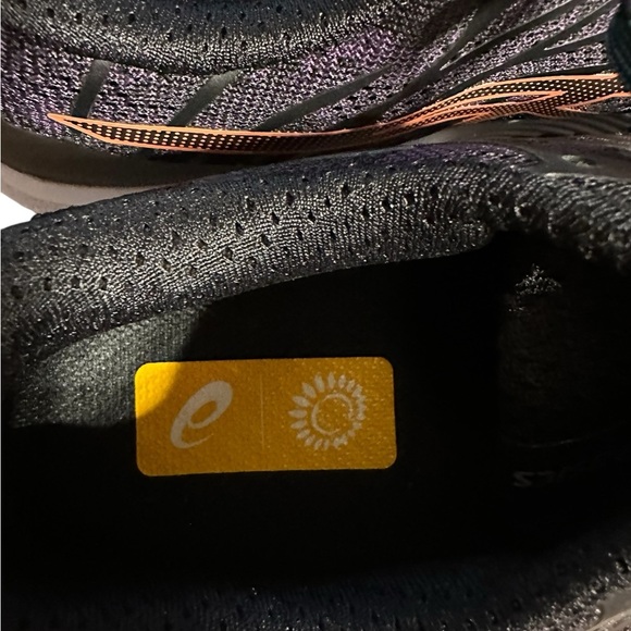 ASICS FujiLite 3 Trail Running Shoes Men’s 11.5 FlyteFoam Black Orange Purple - Picture 5 of 15